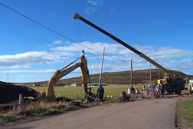 Travaux au cap blanc