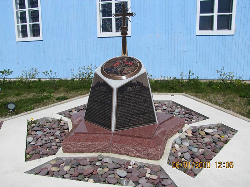 La stèle acadienne de Miquelon